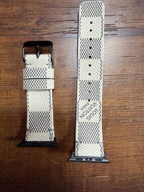 Upcycled Louis Vuitton Apple Watch Strap